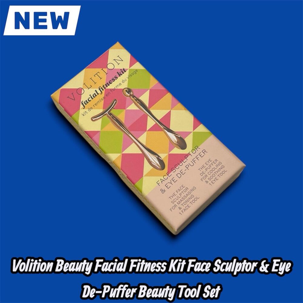 New Volition Beauty Facial Fitness Kit Face Sculptor & Eye De-Puffer Beauty Tool